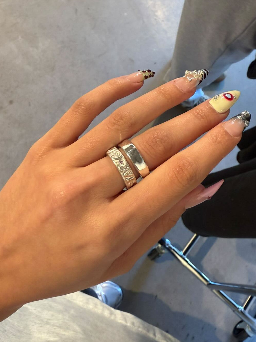 "Star Girl" Silver Band