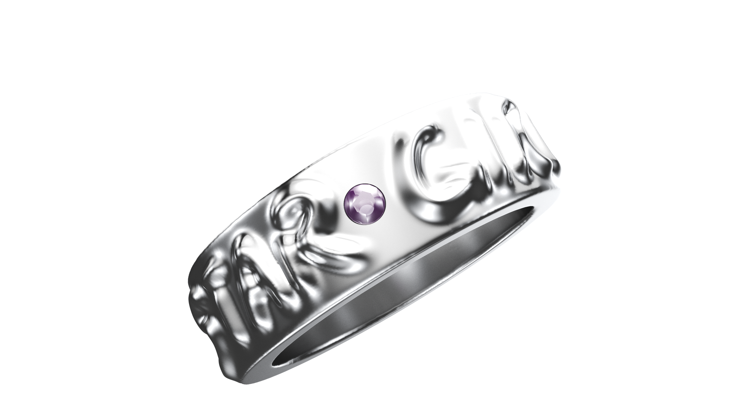 "Star Girl" Silver Band