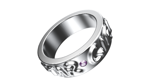 "Star Girl" Silver Band